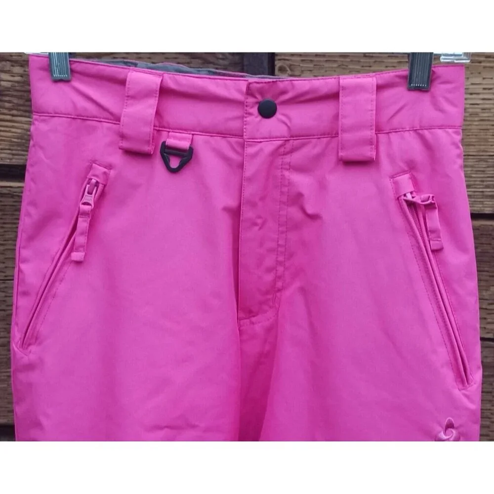Turbine Kids Youth Snow Ski Pants Girls Size Small Hot Pink  #15221   #L-85 - Picture 4 of 8